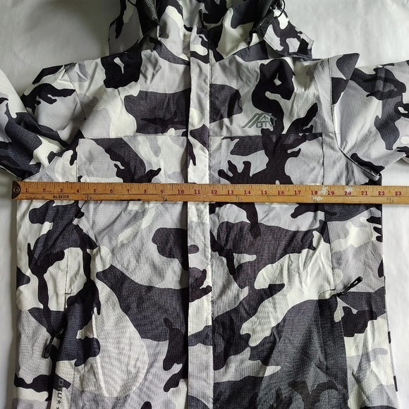 OTU Waterproof Jacket Men’s Small Breathable Camouflage Lined Hiking Full Zip - Picture 6 of 16